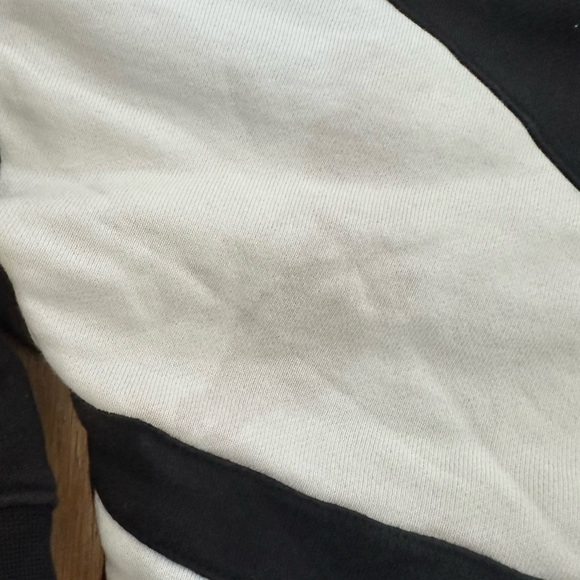 Women’s adidas Black and White Cropped Top Hoodie Size Medium - Picture 5 of 7